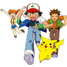 Ash-Misty-Brock-Pikachu.gif