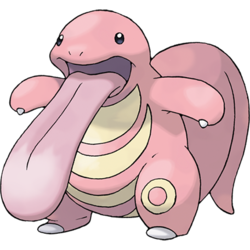 Pokemon Japanese Topsun Green Back Lickitung Card 1995 PSA