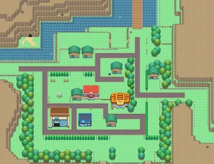 Map of Cerulean City