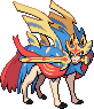 New pixelmon update features zacian and zamazenta, but the model