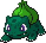 Bulbasaur Shiny Battle sprite 1 by Amepix -- Fur Affinity [dot] net