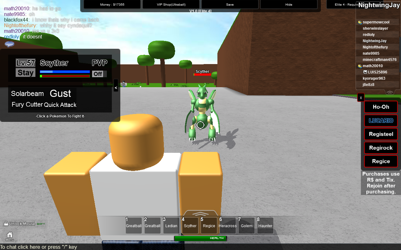 Scyther Pokemon Reborn Rpg Wiki Fandom - pokemon reborn roblox