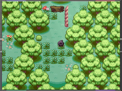 Ansul-Region - Evolução- Gourse >(Leaf Stone)> Trorranca Descrição- As  pessoas acreditam que esse pokémon nasce como um fruto de árvores que foram  amaldiçoadas por espíritos. Eles são imprevisíveis e muito difíceis de