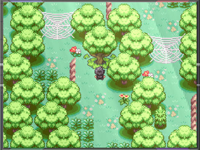 Ansul-Region - Evolução- Gourse >(Leaf Stone)> Trorranca Descrição- As  pessoas acreditam que esse pokémon nasce como um fruto de árvores que foram  amaldiçoadas por espíritos. Eles são imprevisíveis e muito difíceis de