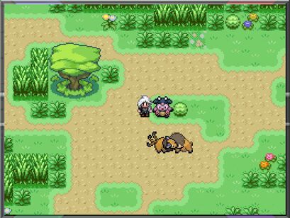 Ansul-Region - Evolução- Gourse >(Leaf Stone)> Trorranca Descrição- As  pessoas acreditam que esse pokémon nasce como um fruto de árvores que foram  amaldiçoadas por espíritos. Eles são imprevisíveis e muito difíceis de