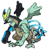 ✨kody!!✨ on X: kyurem evolves into reshiram or zekrom via the use of a  fire stone or a thunder stone, respectably #Pokemon   / X