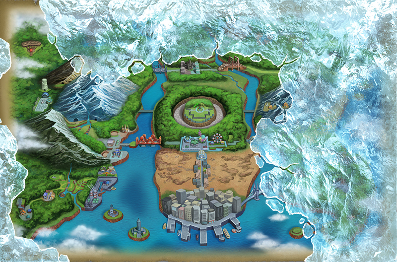 Unova Region 