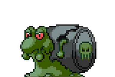 PKM Verde Musgo - Algo que observei em várias Roms, eram os sprites dos Onix  gigantes. A ideia é ótima, porém a maioria dos sprites tinha uma qualidade  abaixo do ideal, era