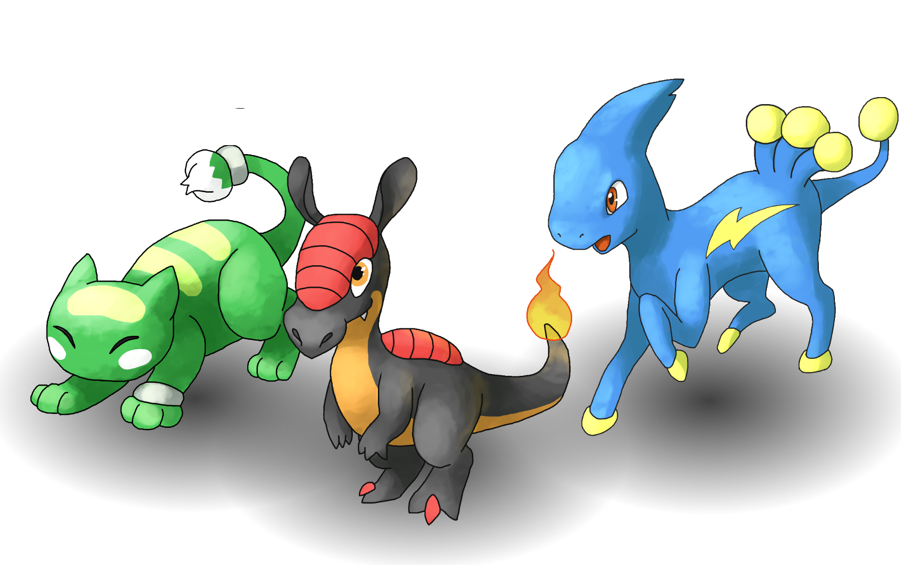 Starter Pokémons Evolved!