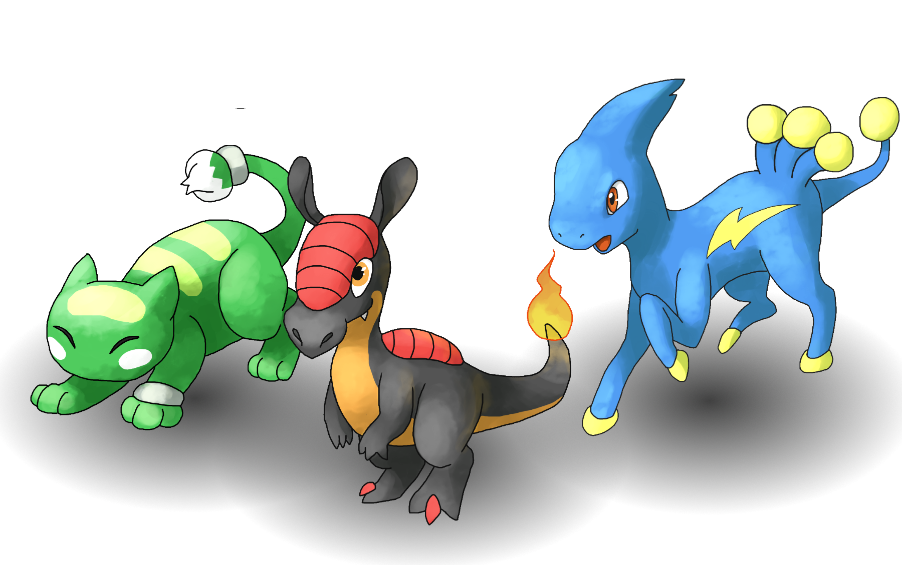 shiny starter pokemon fully evolved