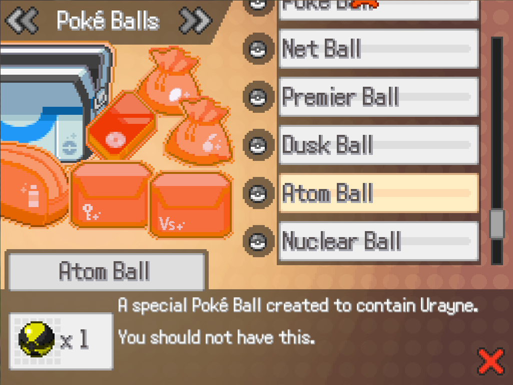 Nuclear Ball, Pokémon Uranium Wiki