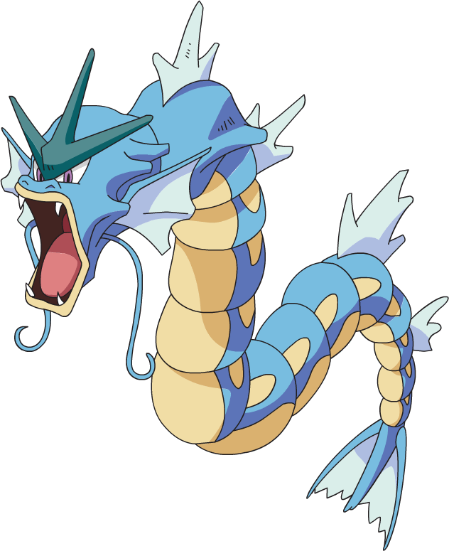 Todo Dia um Pokémon Diferente on X: 130-🇧🇷Gyarados 🇯🇵Gyarados Nome  Sugerido no Brasil:Boitatão Região:Kanto Tipo:🔵Água,🔵Voador Altura: 6.5 m  Peso: 235.0 kg  / X