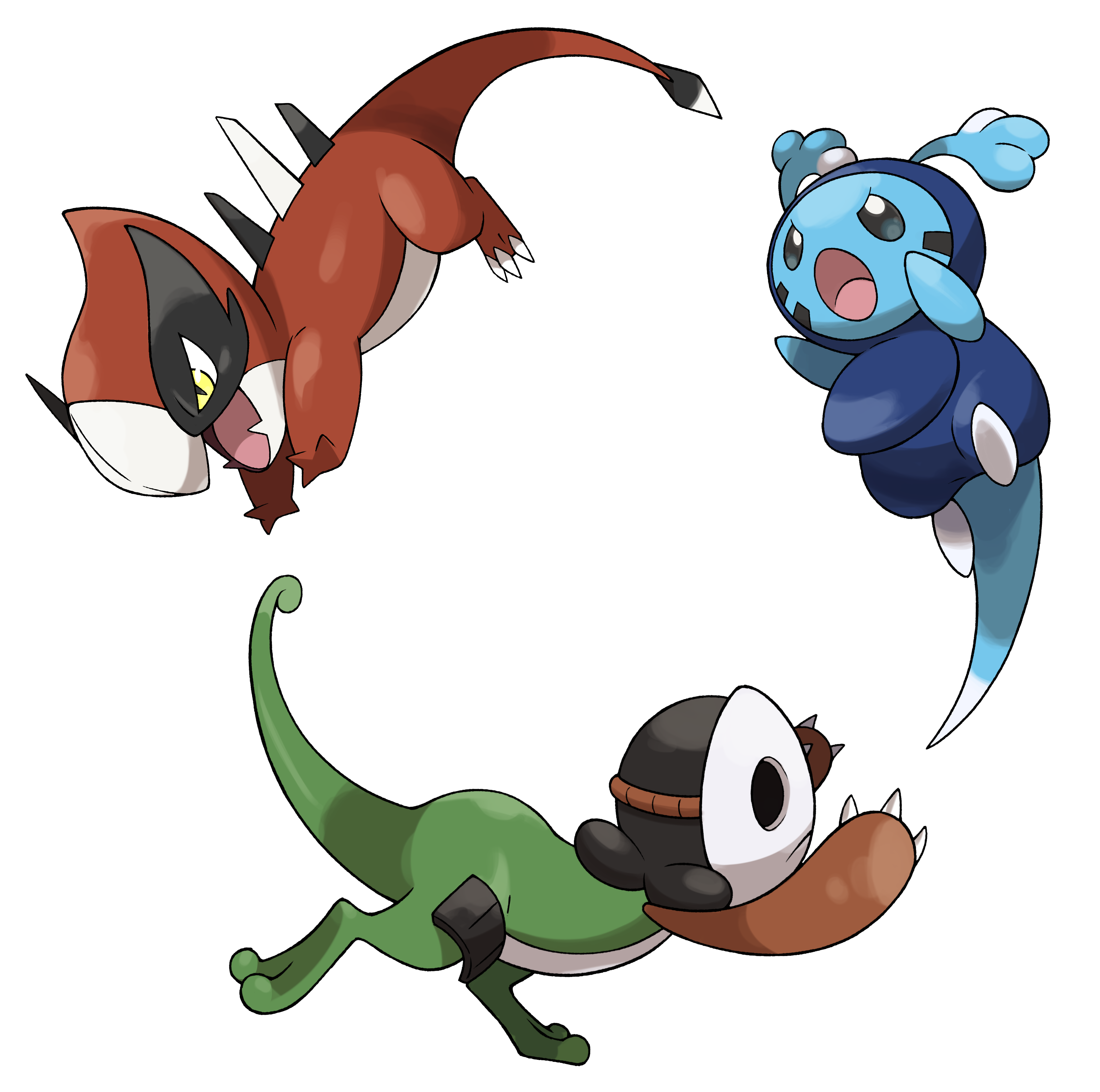 pokemon starters evolutions chart