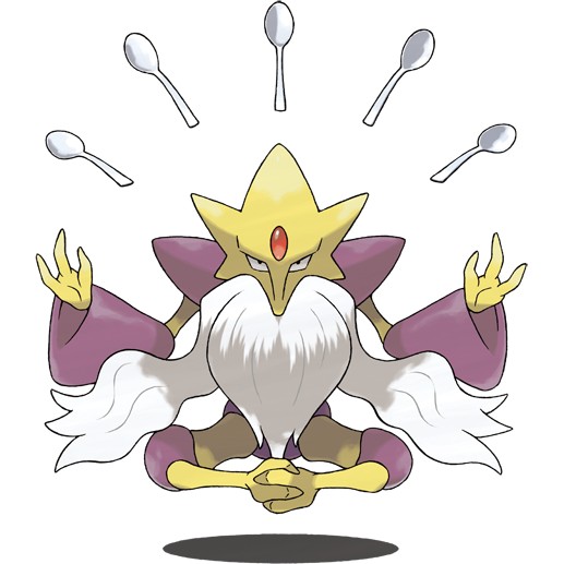 Alakazam - Evolutions, Location, and Learnset