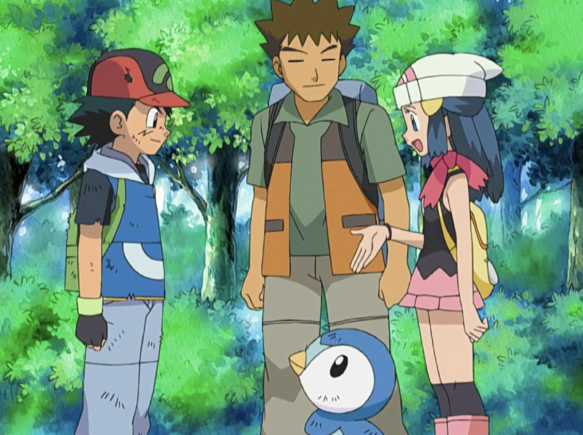 PearlShipping - SatoHika (Ash and Dawn) - DP003 - When Pokémon Worlds  Collide! Ash and Dawn are running through the beginning of the Sinnoh  region to meet! Dawn meets Team Rocket instead