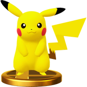 Pikachu trophy SSBWU