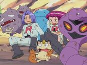 Team Rocket are nearly defeated