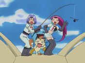 Team Rocket taunts the twerps