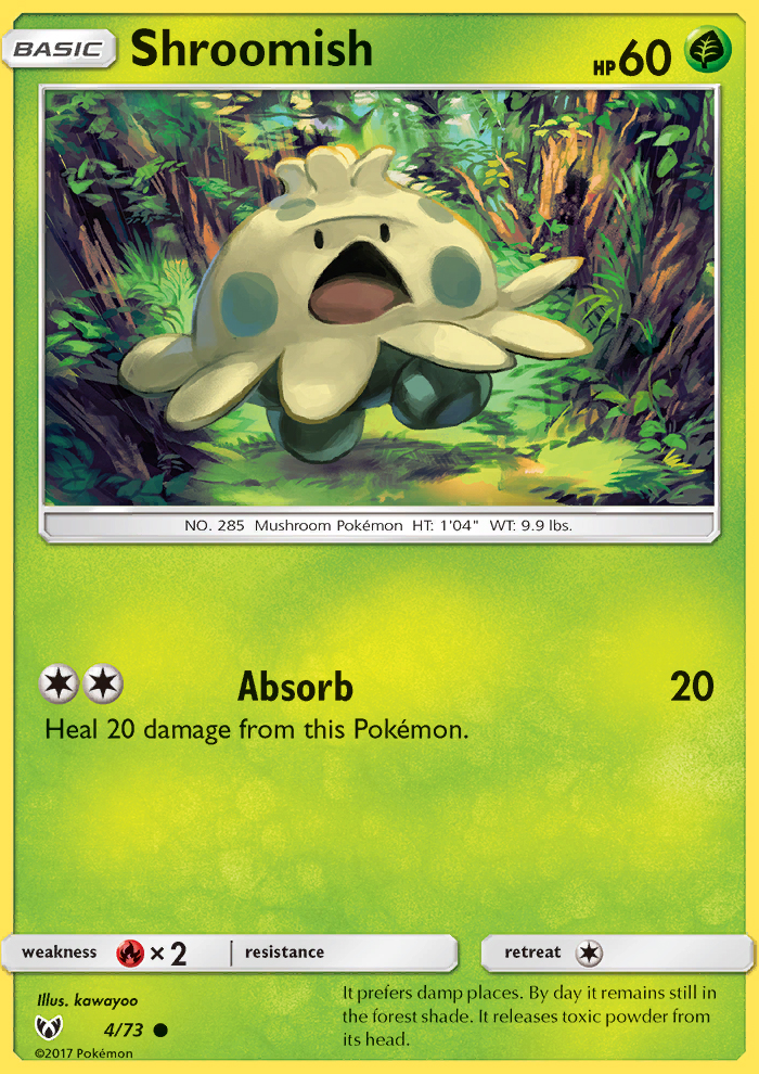 Shroomish Shining Legends Pokemon Wiki Fandom