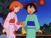 Ash and Misty yukata