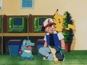 Pikachu, Cyndaquil and Totodile have rested