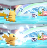 Ice Shard depicted in Pokémon: Let's Go, Pikachu! and Pokémon: Let's Go, Eevee!