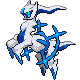 Arceus water-type in Platinum