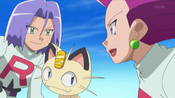 Team Rocket plan on taking Lucario, Mawile and Pikachu