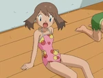 May ripped pink swimsuit.png (290 KB) May got her pink swimsuit torn by Sharpedo