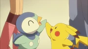 Piplup and pikachu