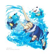 Uniqlo Oshawott Dewott Samurott