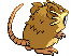 Raticate's back sprite ♂