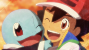 Ash and Squirtle.