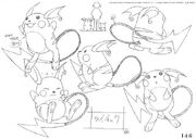 Raichu Kantonian concept art