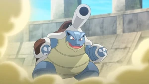 Mega Blastoise in the anime.