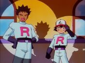 Ash and Brock, the new Team Rocket boys