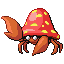 Parasect's Pokémon Ruby Version and Pokémon Sapphire Version sprite