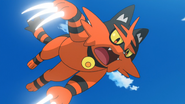 Scratch being used by Ash's Torracat.