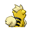 Growlithe's back shiny sprite