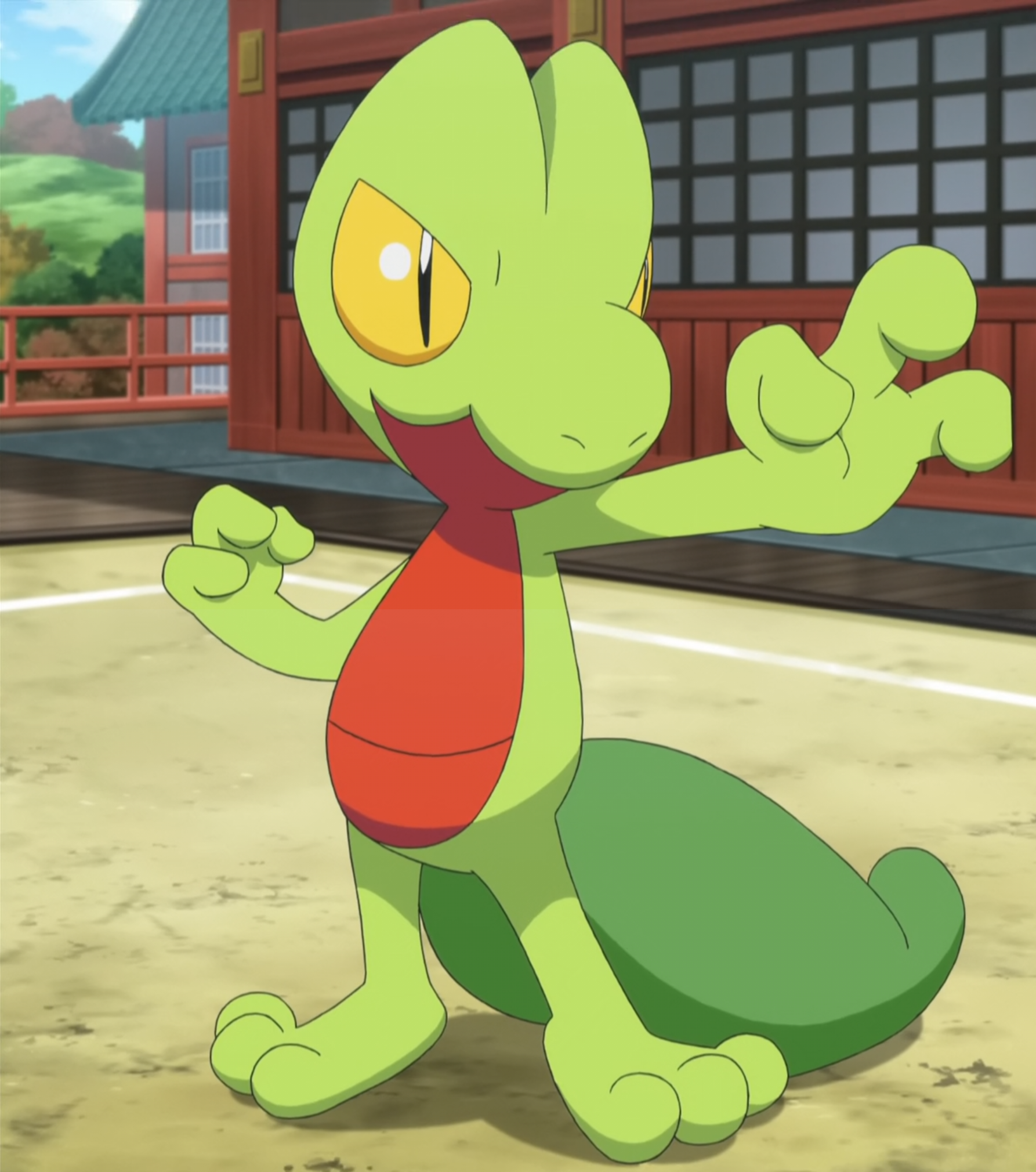 De quem é o Sceptile em Pokémon XY&Z? 