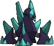 Gigalith's Shiny back sprite