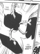 Leech Seed being used by Emerald's Sceptile.