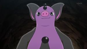 Grumpig in the anime.