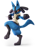 Lucario's artwork in Super Smash Bros. Ultimate.