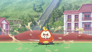 Stomping Tantrum being used by Roy's Fuecoco.