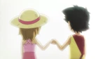Ash and Serena when they were younger