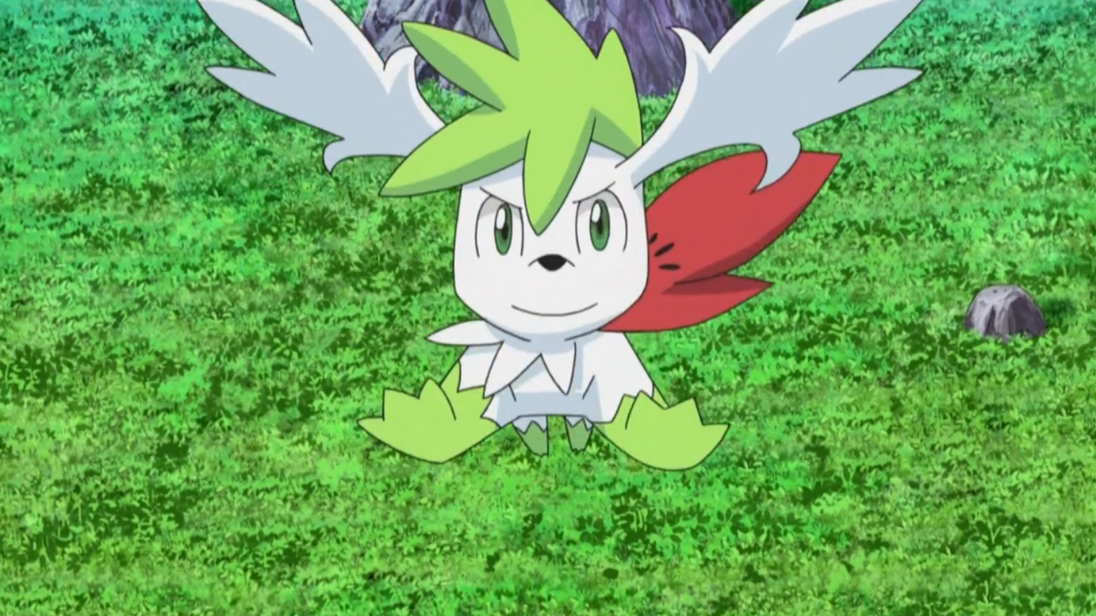 Shaymin Sky form.  Pokemon, Grass pokémon, Sky