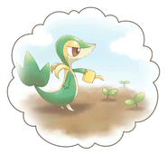 Snivy-Dream-World-Bubble-Artwork2