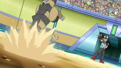 Dig being used by Ash's Krokorok.