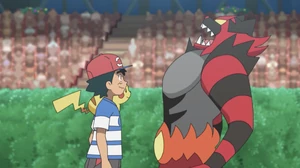 Incineroar and Ash
